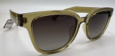 Sunski Miho Sunglasses Seaweed Sepia Lens Polarized Recycled Frames Amber