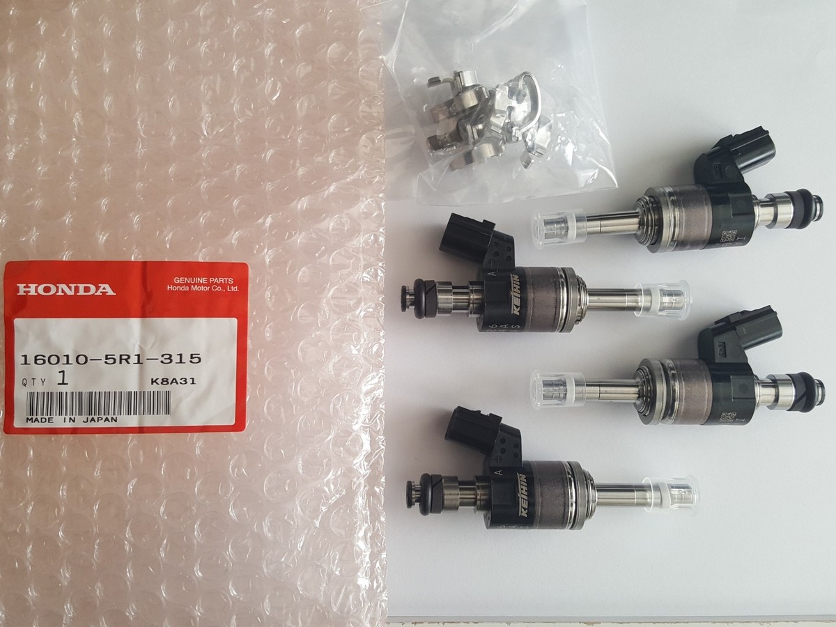 HONDA ホンダ用16010-5R1-315 燃料インジェクター 4 個セット wolrd_b094xhc7n5
