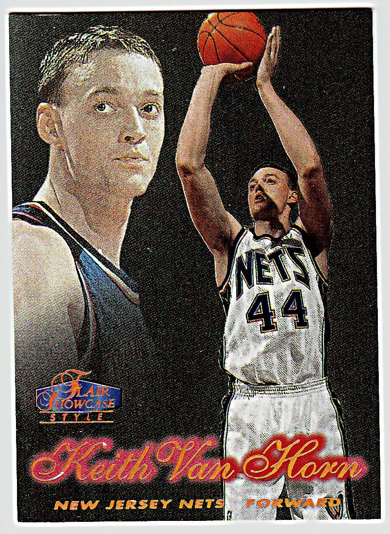 FILA 1997 98 FLAIR SHOWCASE ROW 2 #12 KEITH VAN HORN (RC) Rookie New Jersey Nets