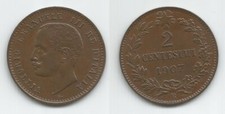 VITTORIO EMANUELE III - 2 Centesimi 1907 RR