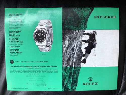 MINT AUTHENTIC 1969 VINTAGE ROLEX 