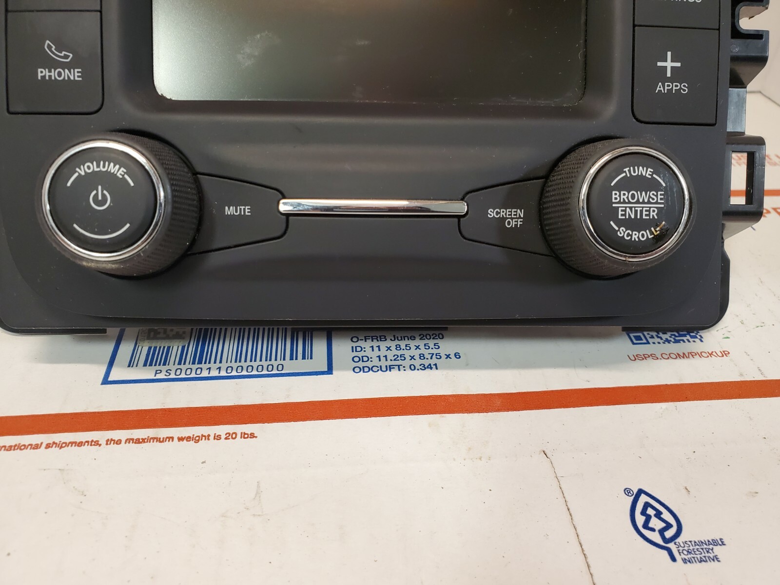 2018 Jeep Compass Bluetooth Radio Headunit Receiver OEM Model VP2RFP