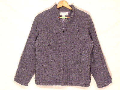 Colorado Clothing VTG insulated gray nubby zip jacket size M