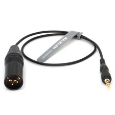 Locked 3.5 to XLR 3Pin Microphone Balanced Audio Cable for SONY D11 D21 V1 D16