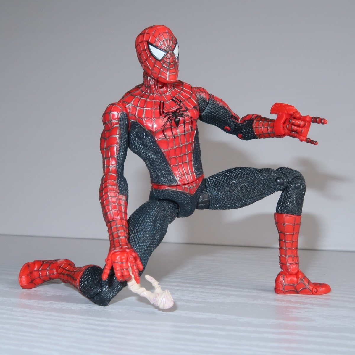 アメコミ Spider-Man 2 Web Climbing Spider-Man Spider-Man 2 Movie Web Climbing Super-Poseable Figure 2003 (Arm