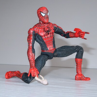 アメコミ Spider-Man 2 Web Climbing Spider-Man Spider-Man 2 Movie Web Climbing Super-Poseable Figure 2003 (Arm