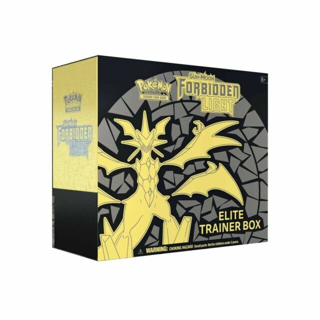 sun & moon forbidden light booster box Pokémon TCG: Sun & Moon - Forbidden Light Elite Trainer Box for sale online