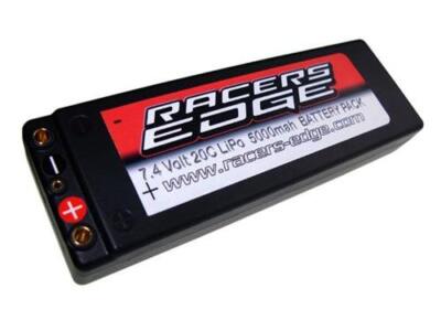 Racers Edge 7.4V 25C 5000mah Race Battery W/Traxxas Plug Hard Case | eBay