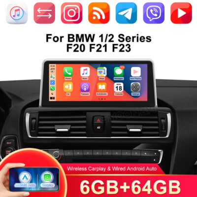 10.25'' Touch Screen 6+64G Car GPS Stereo DAB WIFI For BMW 1/2 Series F20 F23 NBT