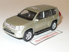 WELLY TOYOTA LAND CRUISER PRADO 4.5 INCHES LONG METALLIC LT GOLD FREE SHIP