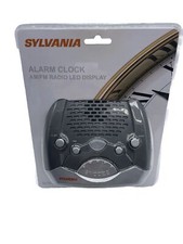 Sylvania Alarm Clock Am Fm Radio Led Display SCR1276