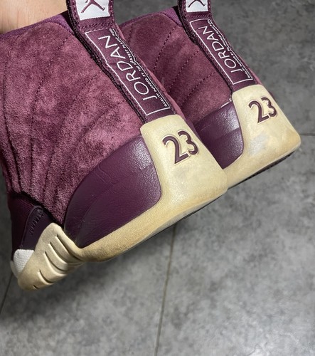 2017 Jordan 12 ‘Bordeaux’  JUMPMAN Shoes Sports Sneakers 103690-617 🔥 Sz 12 - 第 12/18 張圖片