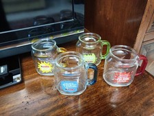 Tazzine Mug in vetro Nutella Trasparenti set da 4 tazze