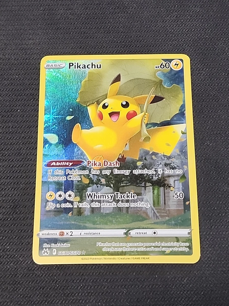 Pikachu GG30/GG70 Crown Zenith: Galarian Gallery for sale | eBay