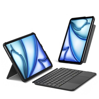 Inateck Hülle mit Tastatur für iPad 11 (A16)/10 Gen, iPad 11'' Air/Pro, Touchpad