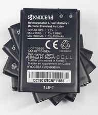 5X Used OEM Kyocera SCP-69LBPS Battery for Kyocera DuraXV LTE E4610 DuraXE E4710