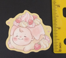 Cute Baby Strawberry Shortcake Colorful Sticker N