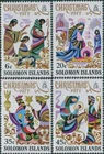 Solomon Islands 1977 SG345-348 Christmas set MLH