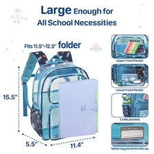 Las mejores ofertas en Mochila Transparente Bolsas y mochilas de