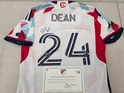 Chicago Fire FC JONATHAN DEAN Signed Match Used Soccer Jersey 2024 Season WHT