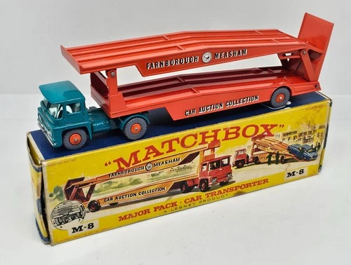 Matchbox Lesney – M-8  CAR TRANSPORTER  - First issue decals   (ID#04)