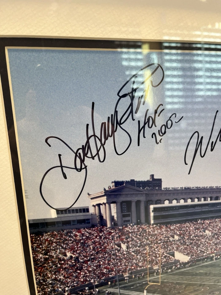 芝加哥熊队 1985 年超级碗冠军印刷版签名编号施泰纳真品证明 — 第 2/4 张图片