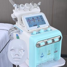 Mecavie Multi 7-in-1 Facial Cleansing Machine Led Light Mask Dual Use Skin Tool
