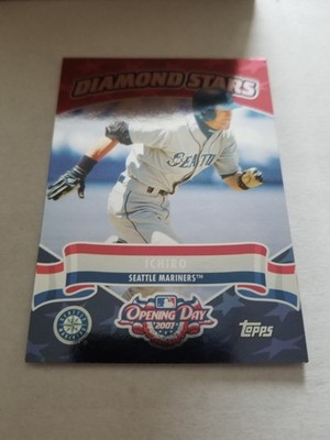2007 Topps Opening Day Diamond Stars Ichiro Suzuki #DS25 Seattle Mariners 