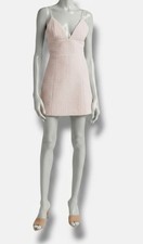 Alice + Olivia Women's Pink Carli Tweed Minidress Size 10