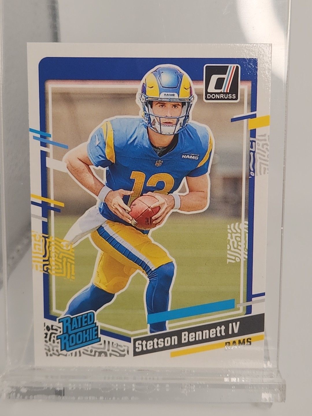 2023 Panini Donruss Rated Rookie #358 Stetson Bennett (RC) Los Angeles Rams