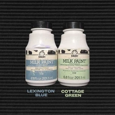 Lot of 2 FolkArt Milk Paint 6.8oz – (LEXINGTON BLUE / COTTAGE GREEN) Sealed
