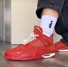 Air Jordan 4 Retro OG SP Nigel Sylvester Red Brick by Brick HF4340-800 Men's