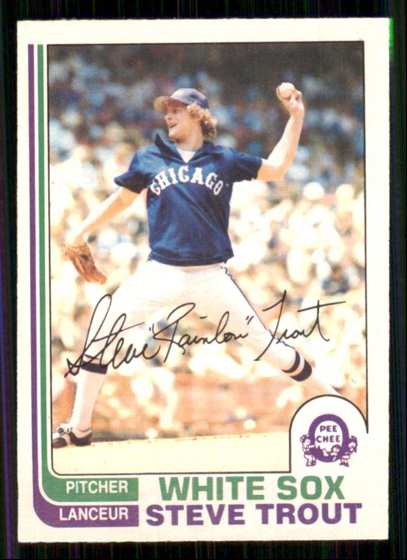 1982 O-Pee-Chee Steve Trout Chicago White Sox #299