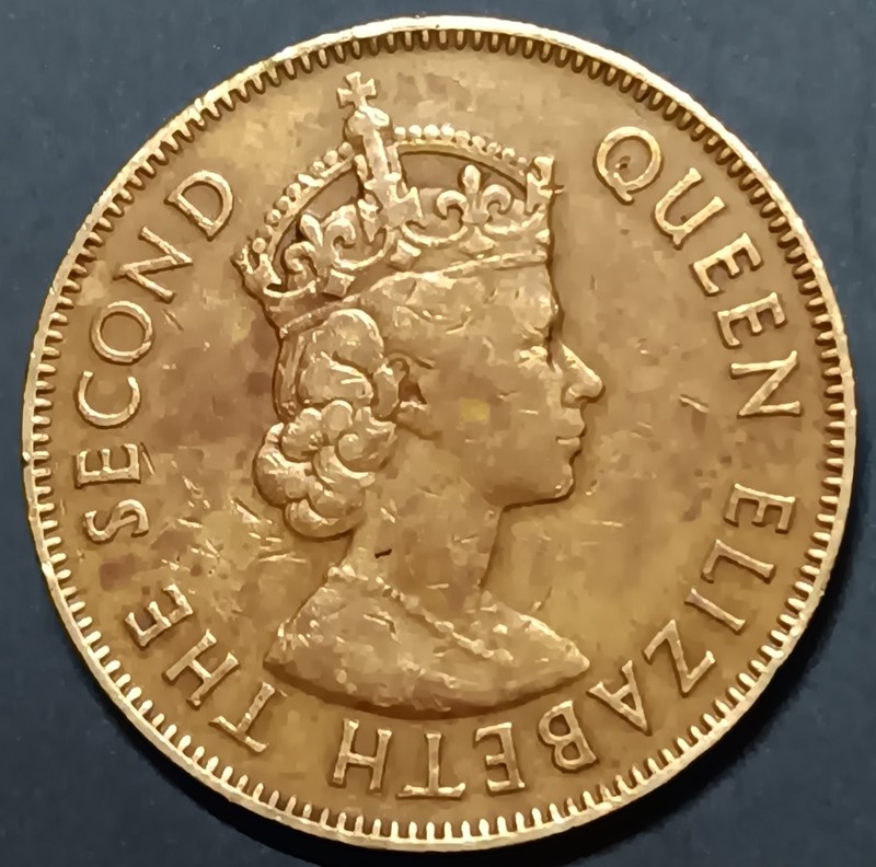 1962 Jamaica One Penny, Excellent Condition Beautiful Details