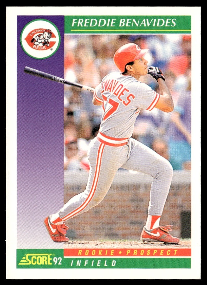 1992 Score Freddie Benavides Cincinnati Reds #813