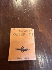Kaiser Balance Staff watch part No . 4076  Set Of 3