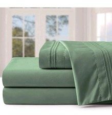 Manyshofu Microfiber Deep Pocket Twin Sheets Set - Hotel Luxury 1800 Thread...