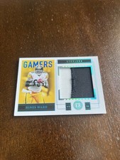 2021 Panini Encased Hines Ward Game Used 2 Color Patch /20