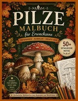 Malbuch FüR Erwachsene Pilze Ausmalen Entspannung KreativitäT