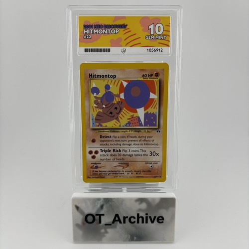 Hitmontop (Unlimited) graded ACE 10 for sale on eBay