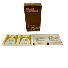 Vtg.Old Stock Mr.Shine Instant Shoe Shine Pads By Celebrity 20 Pack Original Box