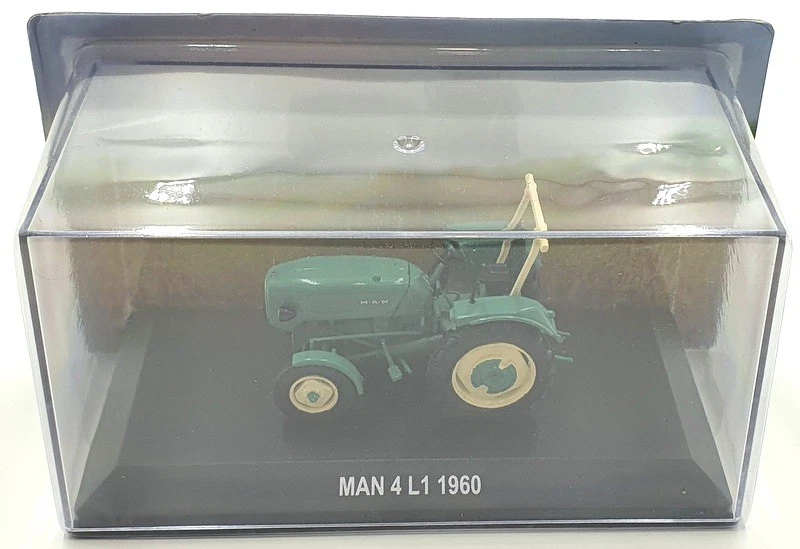 Hachette 1/43 Scale Model Tractor HL37 - 1960 MAN L1 - Green - Image 2 of 4