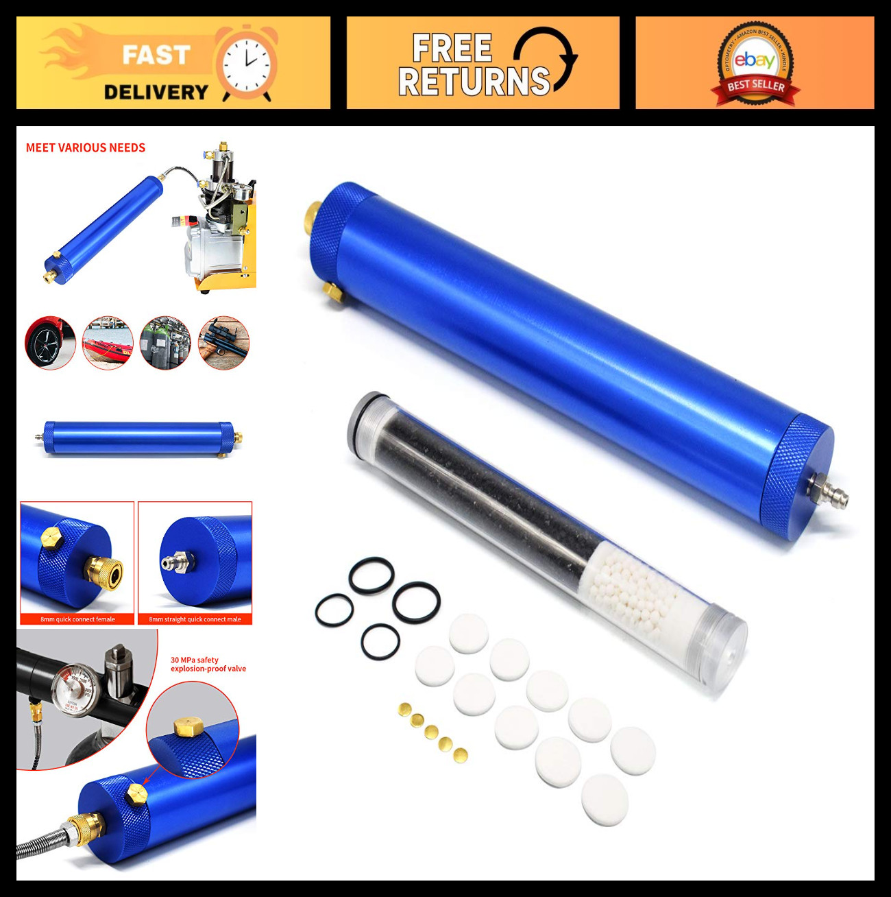 Pump 4500psi, 8mm