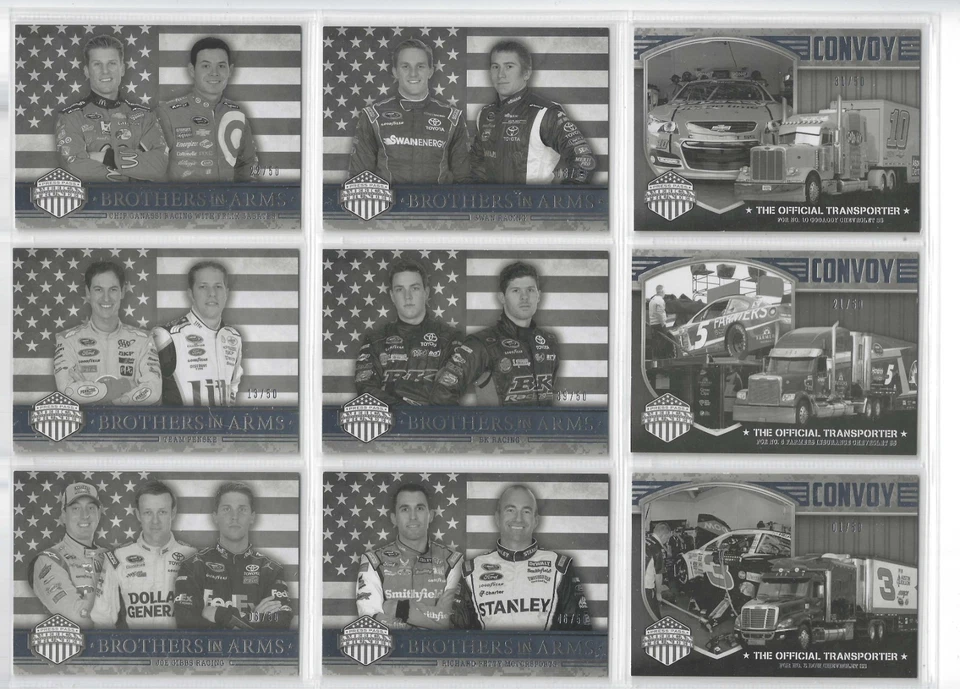 2014 American Thunder BLACK & WHITE #50 D Patrick/Stewart/KH/KB #11/50-ONE CARD! - Image 2 of 4