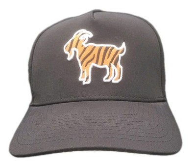 Waggle Hat Black Perforated Performance Tiger Woods Goat Snapback Adjustable