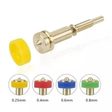 Nozzles E3D Revo Nozzle Printer Heatbreak Brass Titanium Printer Accessories