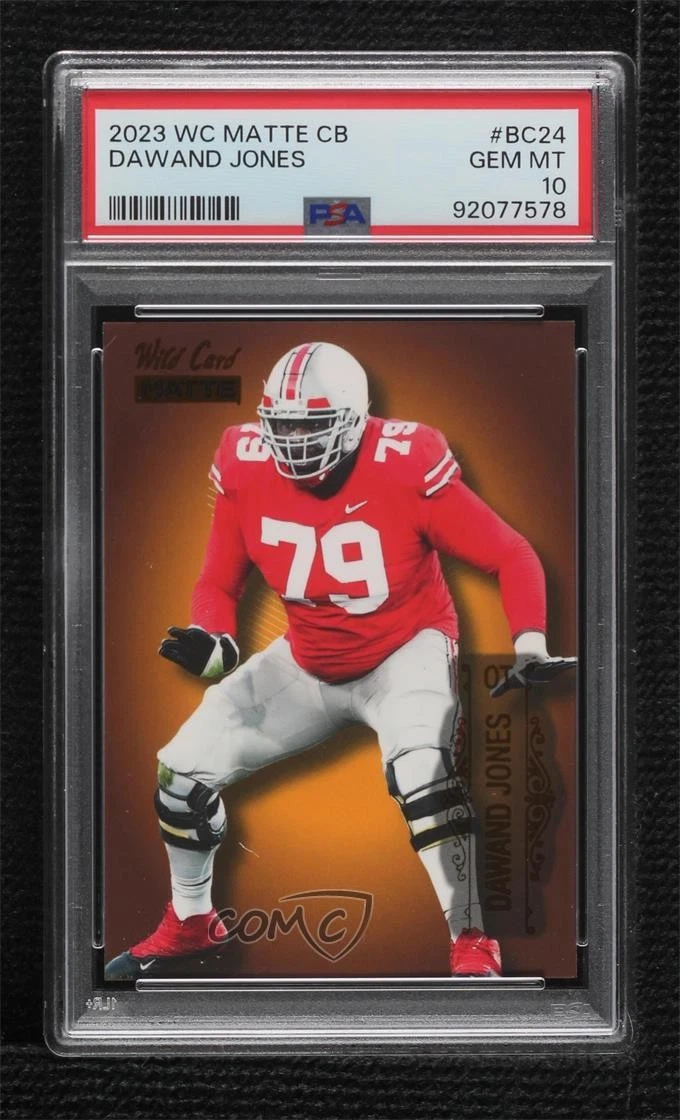 Dawand Jones Wild Card Matte Cracker Barrel #BC24 Base