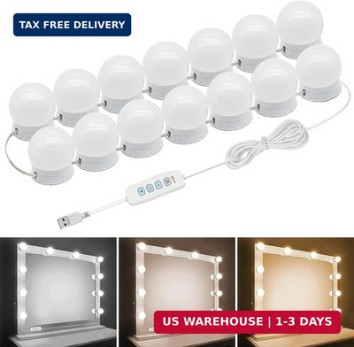 Pretmess LED Vanity Mirror Lights, Hollywood Style With 14 Dimmable Bulbs, Adjus