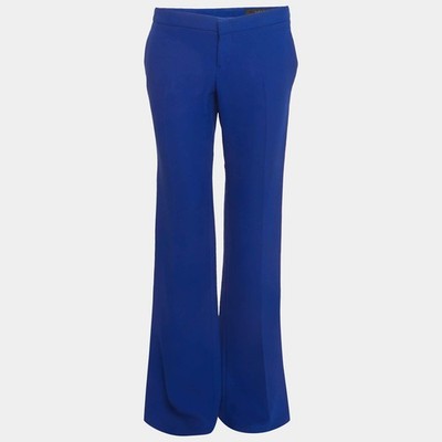 Gucci Hose Blau Krepp Low Waist M