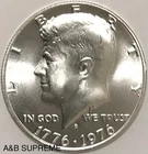 1976 S KENNEDY HALF DOLLAR GEM BU BICENTENNIAL 40% SILVER